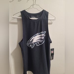 NWT Certo NFL Philadelphia Eagles Outerbank Tank Charcoal black grey Small